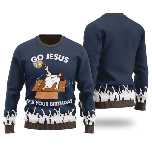 Its Your Birthday Jesus Ugly Christmas Sweatshirt
