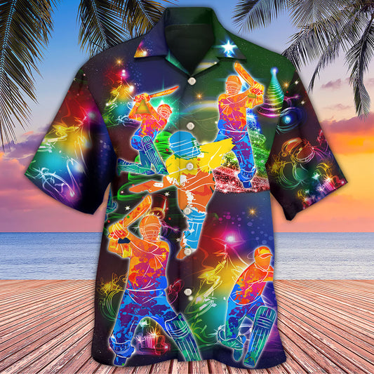 Christmas Life Is Better With Cricket Merry Christmas Blink Blink - Hawaiian Shirt