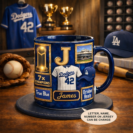 Baseball Accent Mug With Baseball Team Personalized - 11OZ Accent Mug 250 Anniversary
