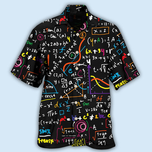 Math Basic Mathematics Style - Hawaiian Shirt