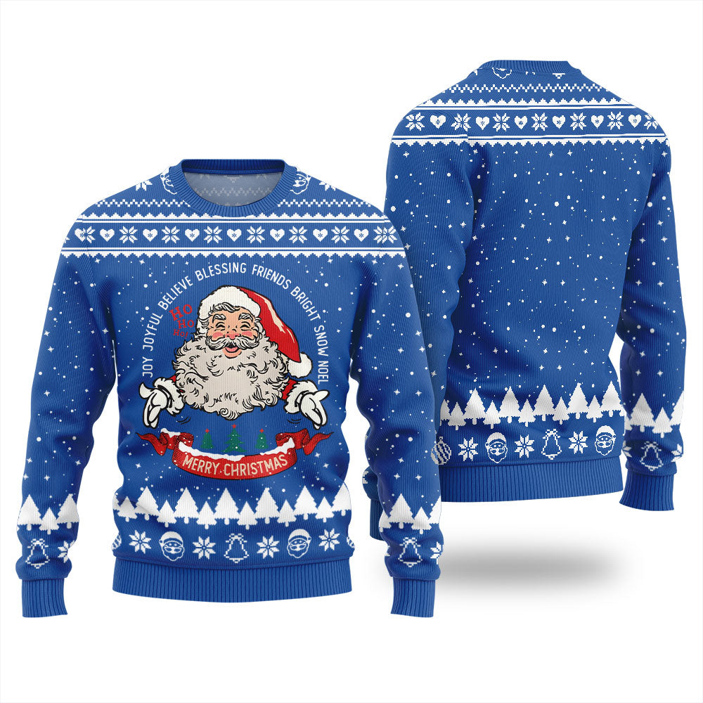 Merry Christmas Santa Ugly Xmas Sweater