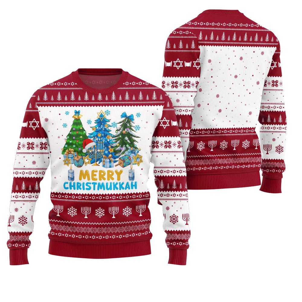 Merry Christmukkah Ugly Christmas Sweater