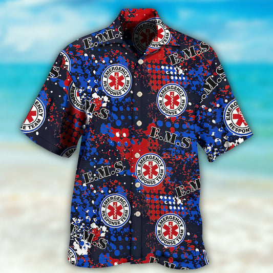 Police Military Fire And Nurses - Hawaiian Shirt