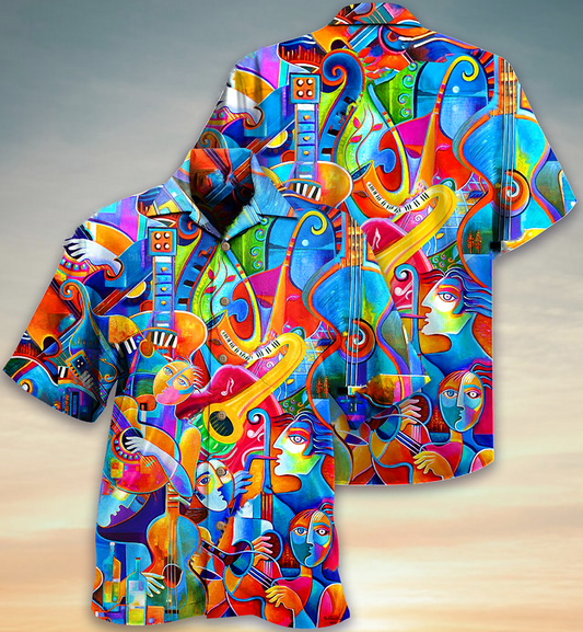 Music Fullcolor Style - Hawaiian Shirt