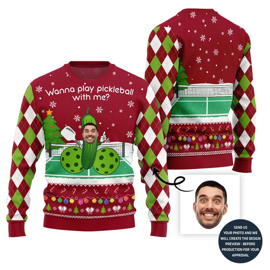 My Pickleball Naughty Xmas Sweater