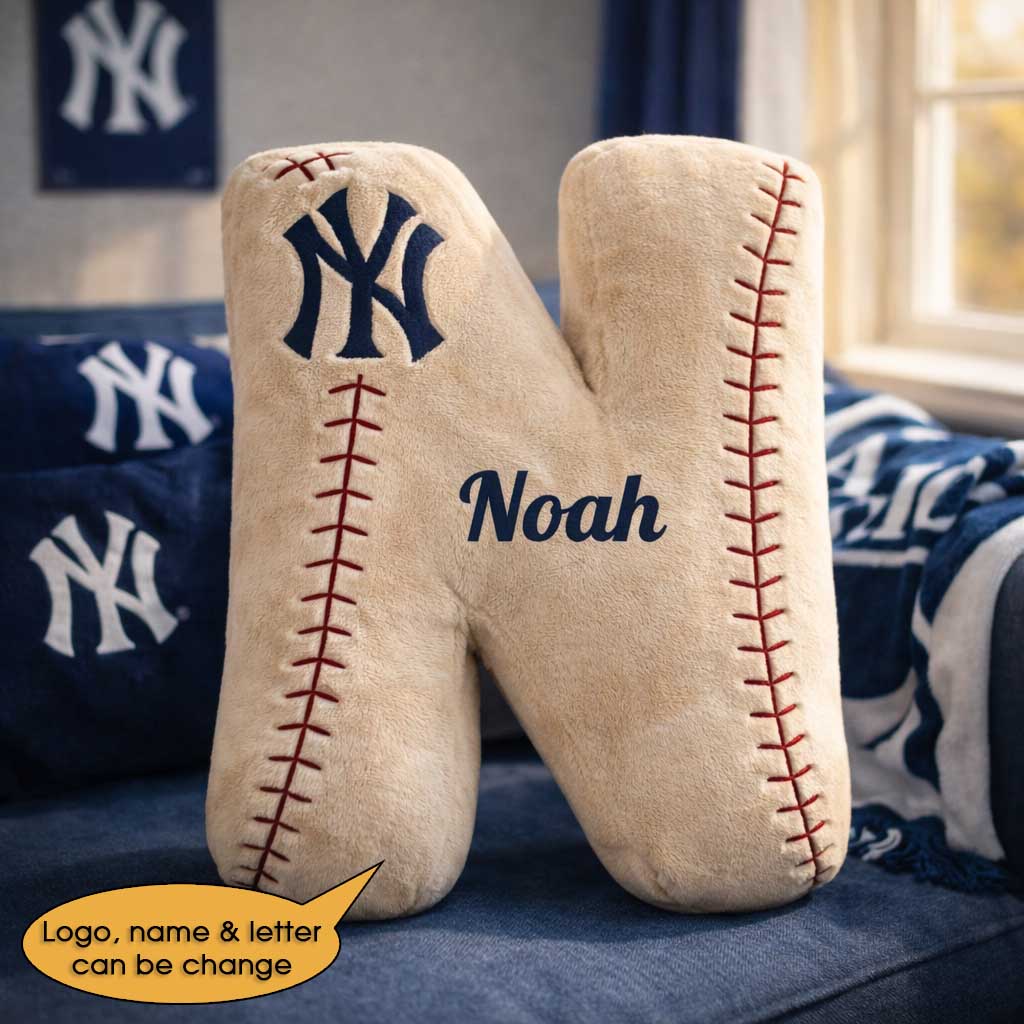 Baseball Pillow Custom Name and Logo All Teams Irregular-Shaped Pillow Custom