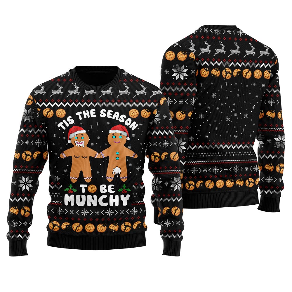Naughty Gingerbread Ugly Christmas Sweater