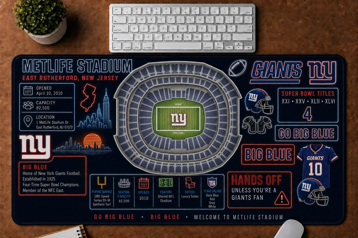 All Football Stadium Infographic Desk Mat Mouse Pad Plus Size Trending - 5to9vibe