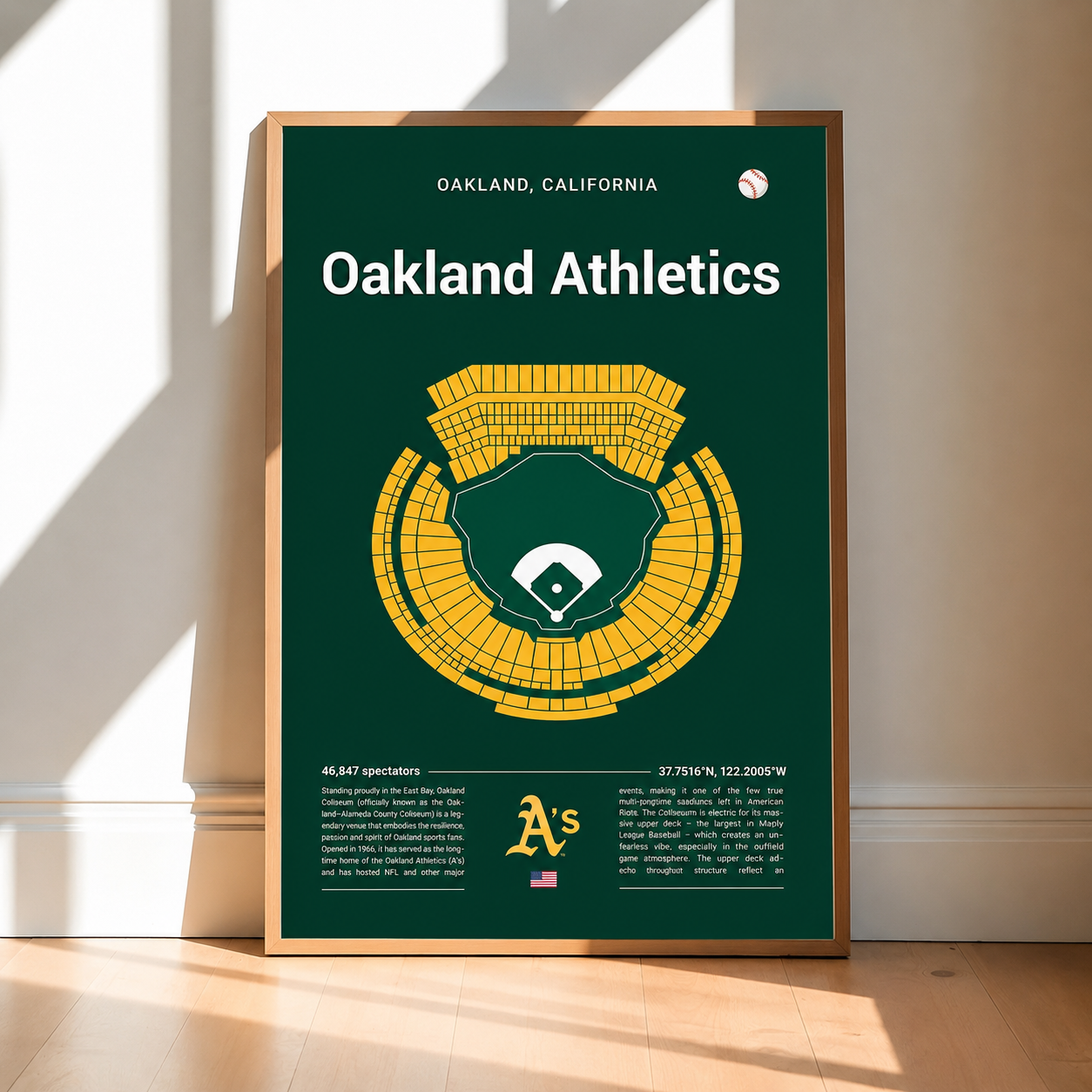 All Baseball Stadium Seating Chart No Frame- Trending Vertical Poster - 5to9vibe