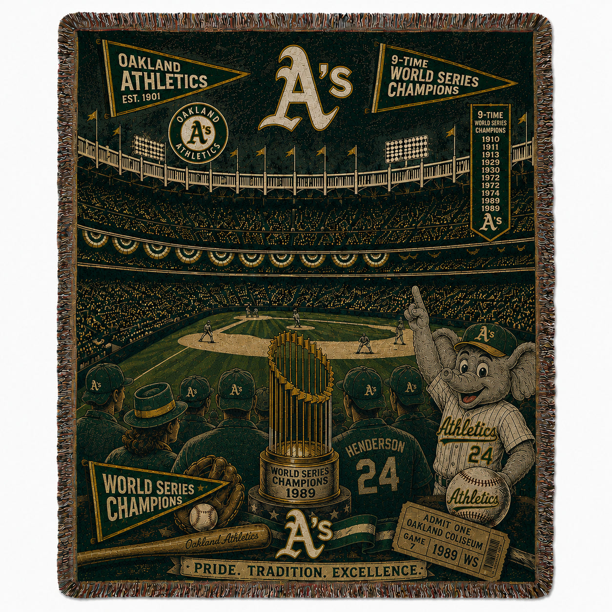 All Baseball Teams Vintage Game Day Gift For Baseball Fans Woven Blanket
