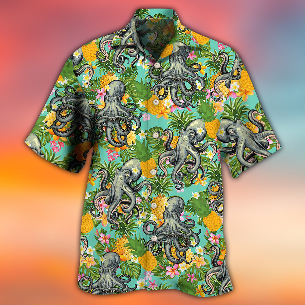 Octopus Tropical Peace Life Style - Hawaiian Shirt