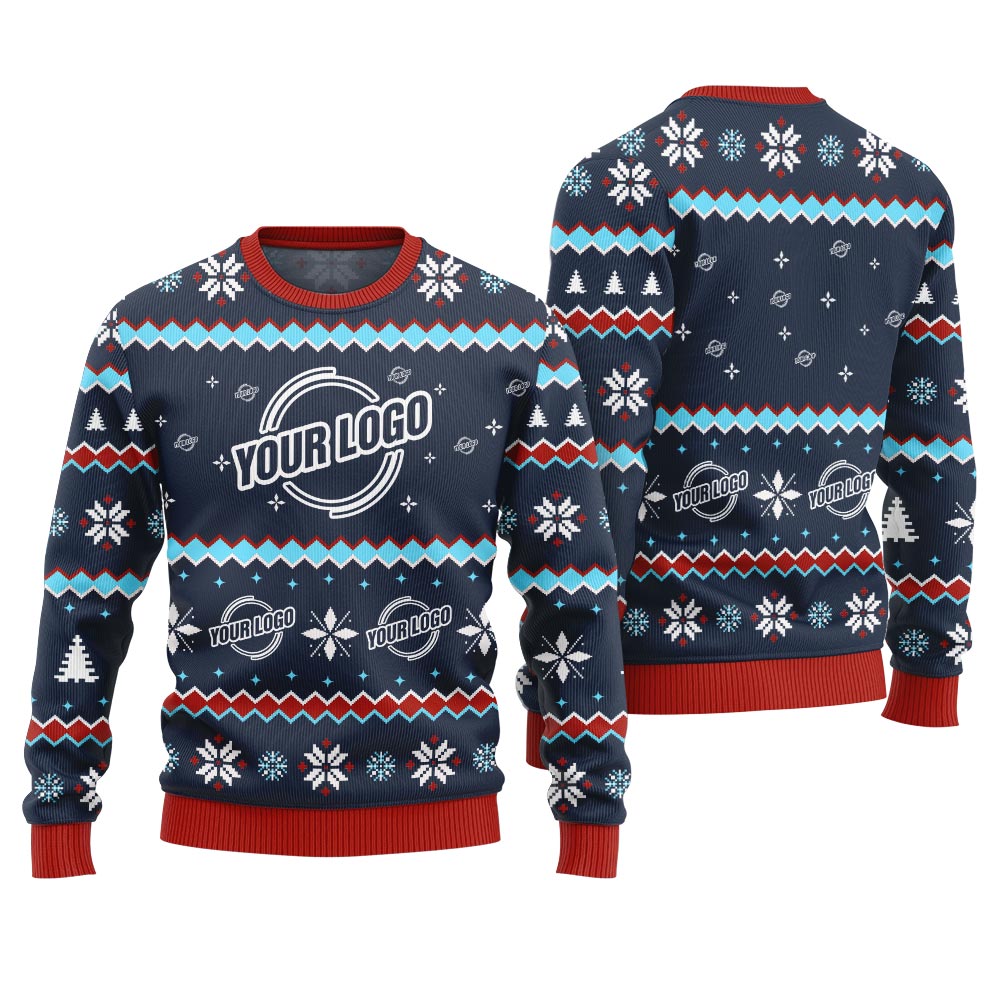 Personalized Your Logo For Company Christmas Sweater