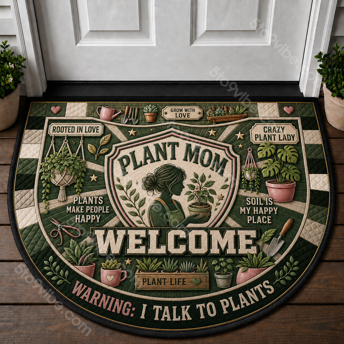 Garden Therapy Raised Bed Doormat - Dirt Is My Antidepressant Welcome Mat - 5to9vibe