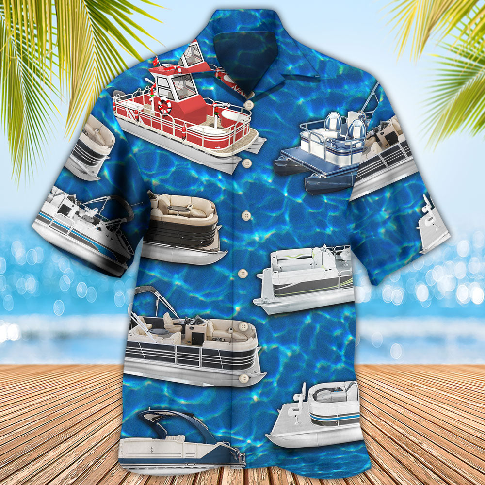 Pontoon Blue Water - Hawaiian Shirt