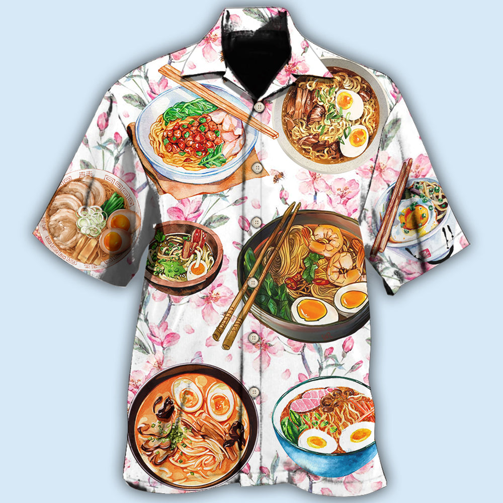 Food Ramen Delicious Floral Style - Hawaiian Shirt