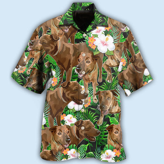 Rhodesian Ridgeback Dog Tropical Floral Lovely Style - Hawaiian Shirt