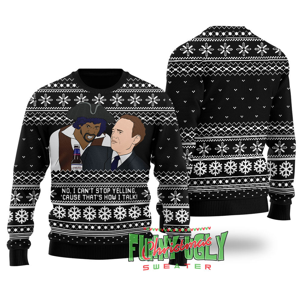 Samuel Jackson Beer Sweater Black