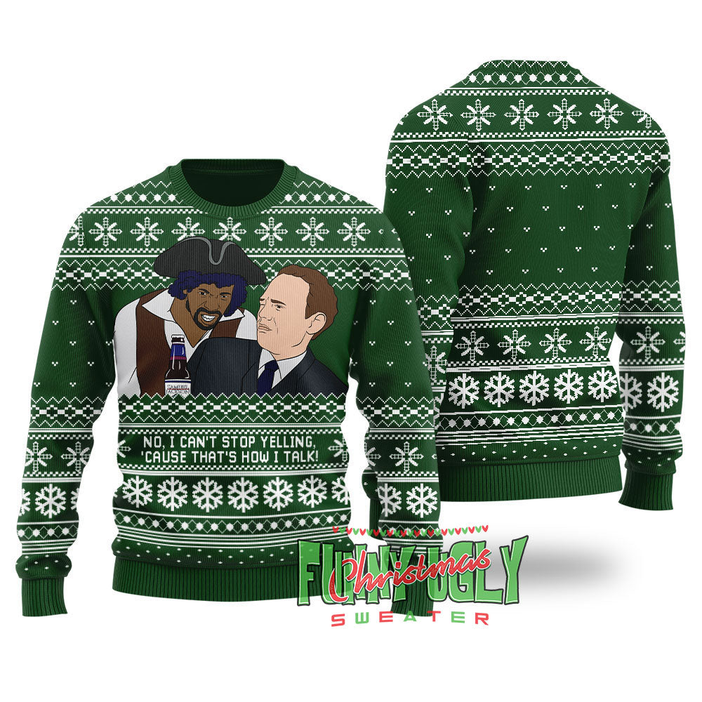 Samuel Jackson Beer Sweater Forest Green