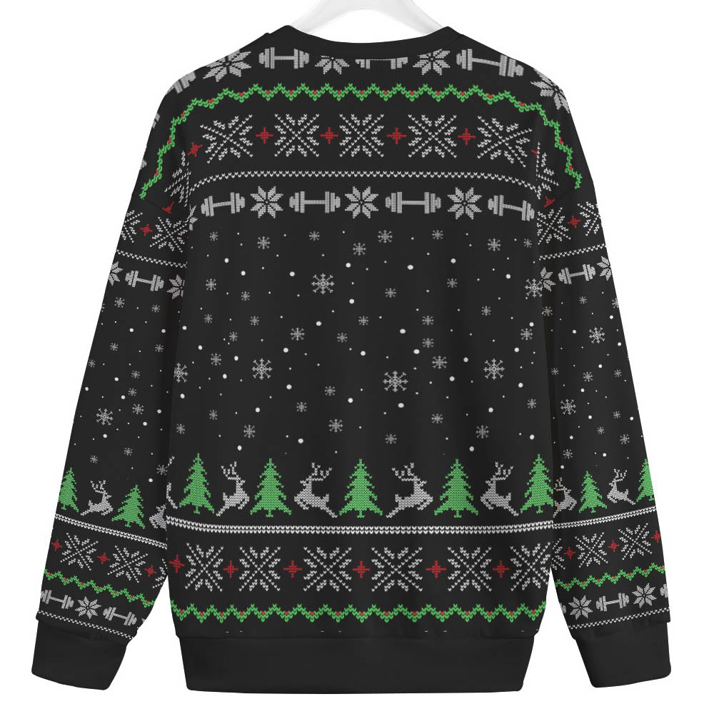 Santa Swoleman Women's Plus Size Christmas Sweater