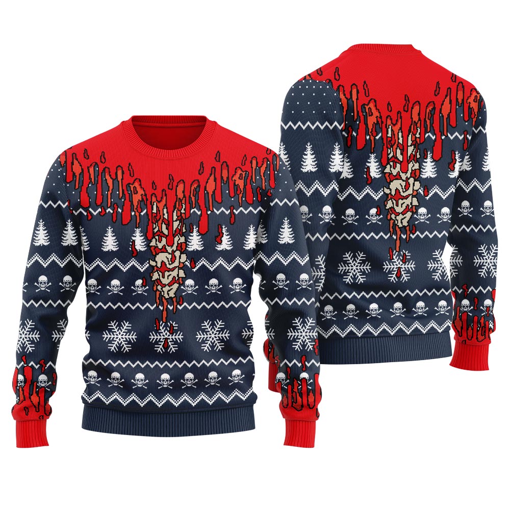 Scary Halloween Sweater For Men