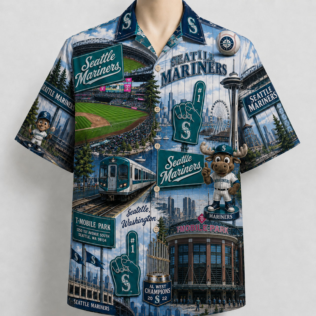 All Baseball Teams Iconic Moments Aloha Shirt for Baseball Fans Button Up Unisex Hawaiian Shirt For Men and Women