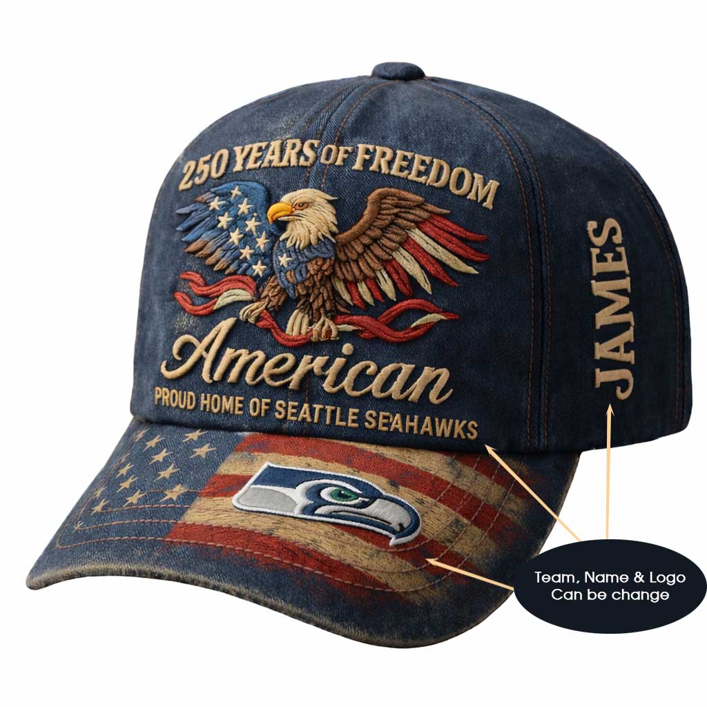 250th Anniversary USA Hat Vintage Eagle 250 Year American Anniversary Patriotic Unisex Baseball Cap
