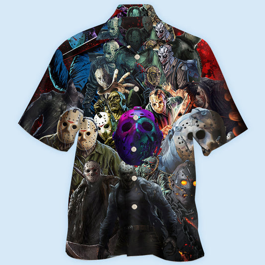Zombie Seiral Killers Jason Zombie - Hawaiian Shirt