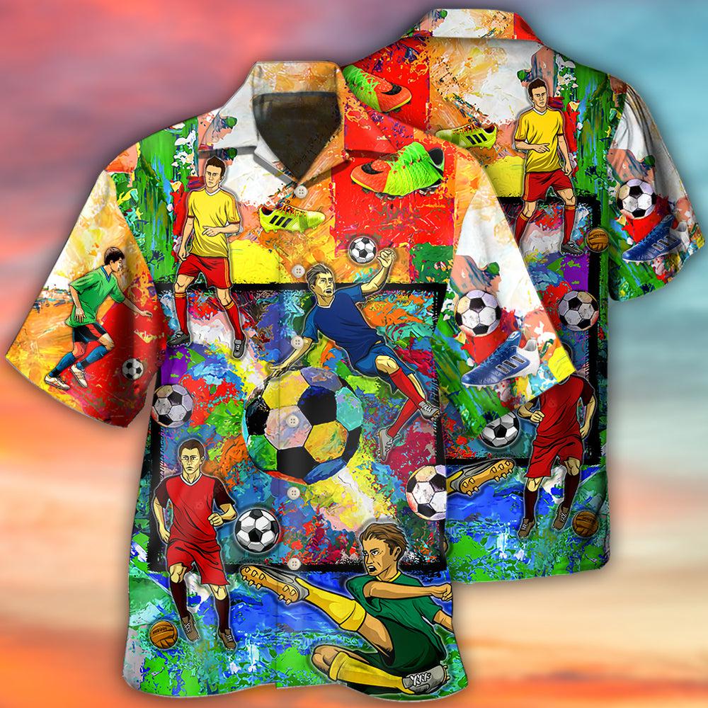 Soccer Style Colorful - Hawaiian Shirt