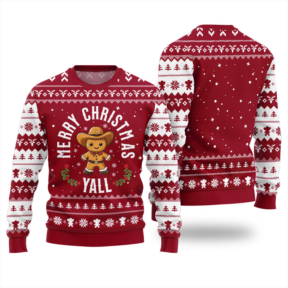 Sweet & Silly Gingerbread Cookie Ugly Christmas Sweaters 2025