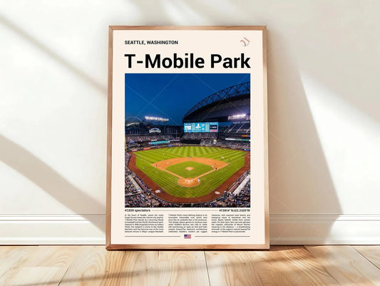 Baseball Stadium Major League Vintage No Frame - Vertical Poster - 5to9vibe