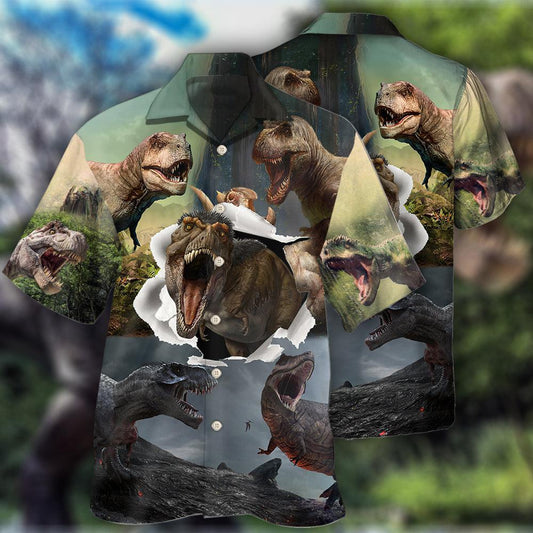 Dinosaur T-rex Cool - Hawaiian Shirt