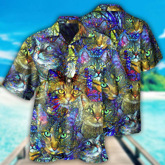 Cat Tabby Cat Lover Art - Hawaiian Shirt
