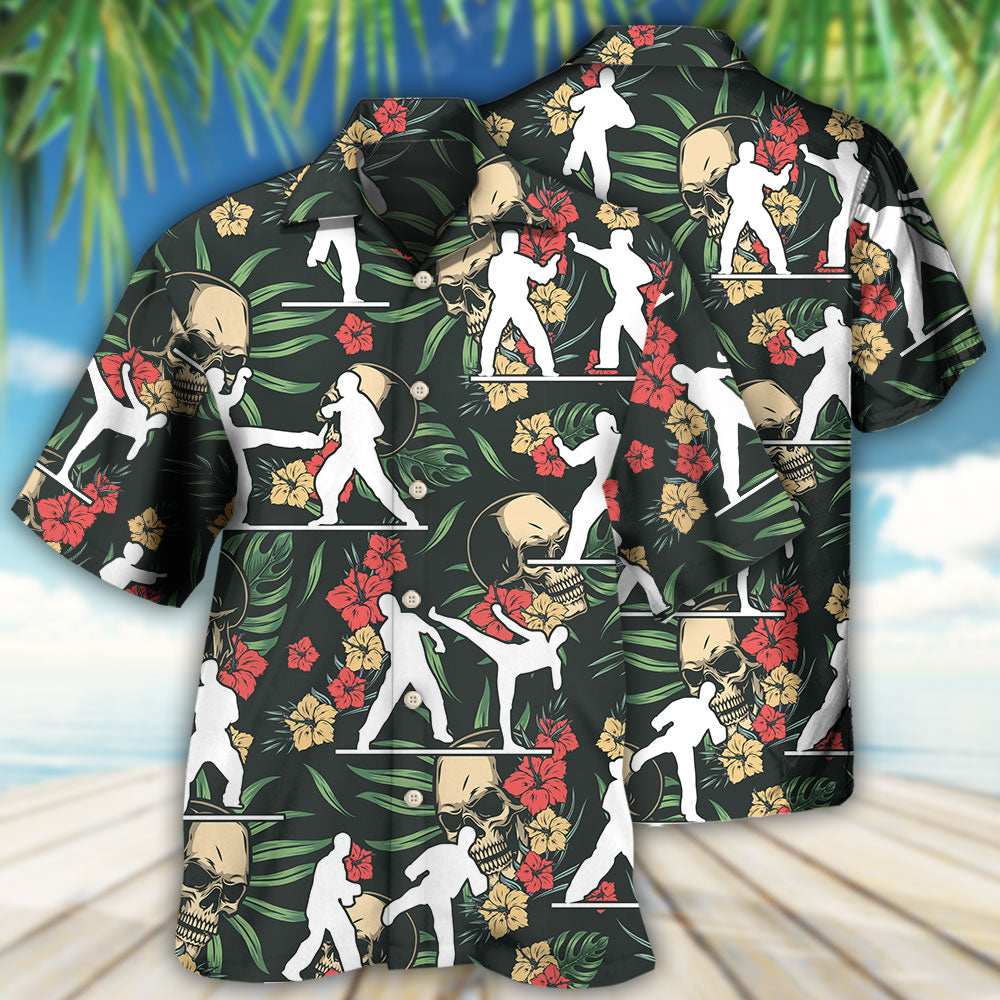 Taekwondo Tropical Floral - Hawaiian Shirt