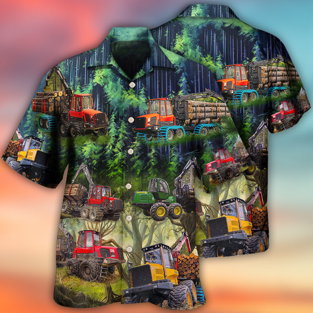 Tractor The Woods Are Calling And I Must Go Style - Hawaiian Shirt