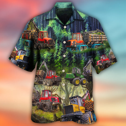 Tractor The Woods Are Calling And I Must Go Style - Hawaiian Shirt