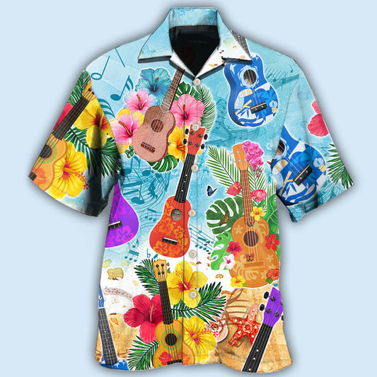 Guitar Tropical Hawaii Ukulele - Hawaiian Shirt