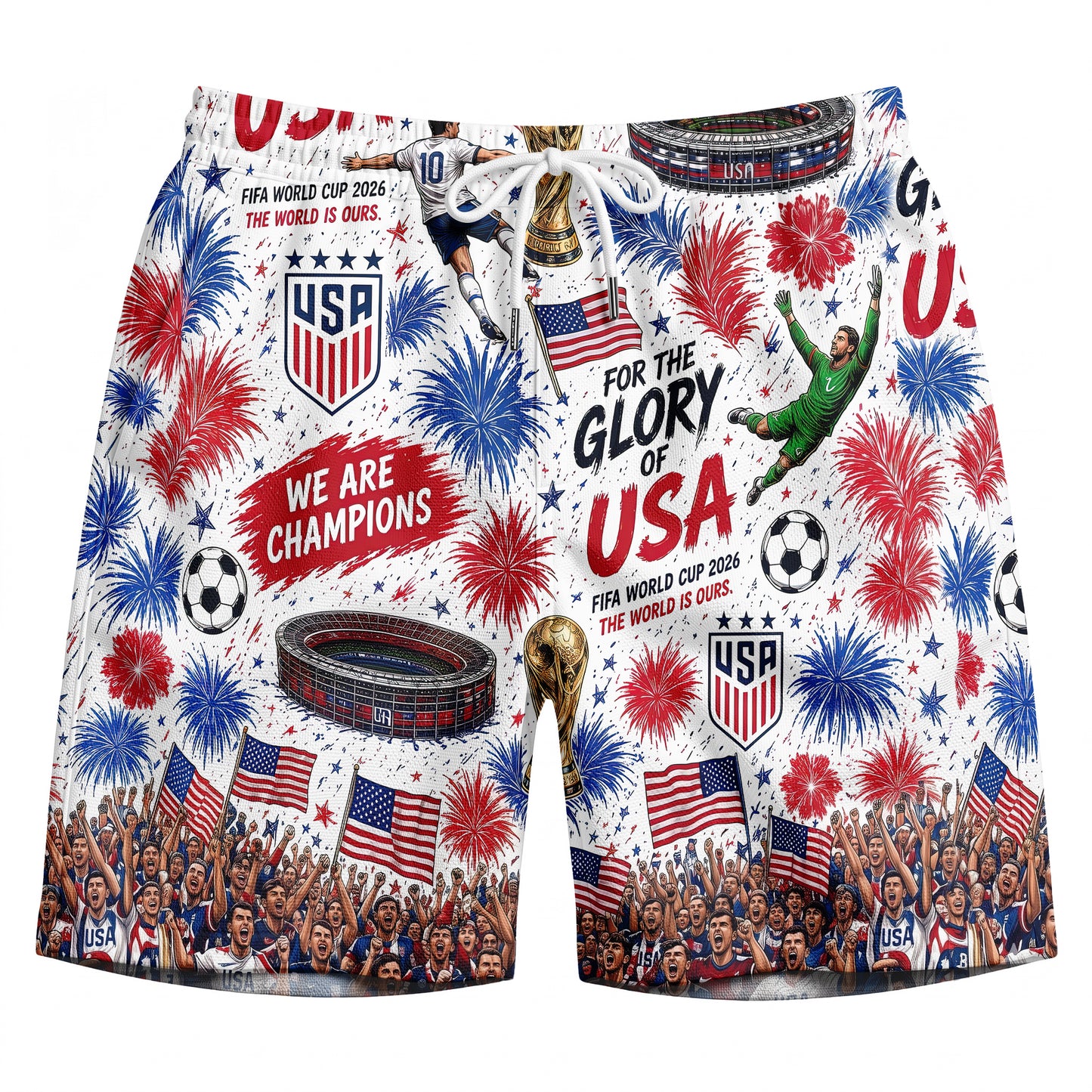 Camisa hawaiana unisex abotonada para hombre y mujer con diseño de campeón de fútbol del Mundial de Canadá de todos los equipos