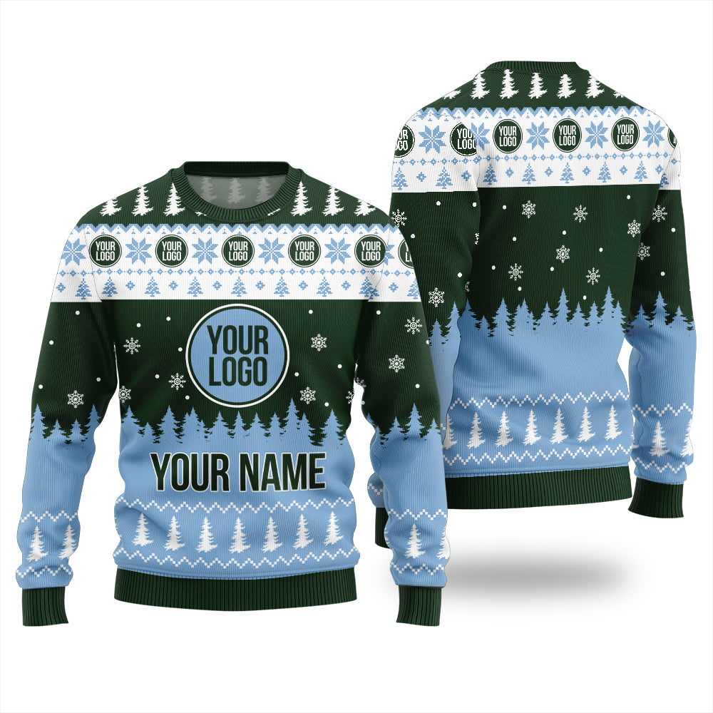 Ultimate Custom Logo Ugly Christmas Sweater
