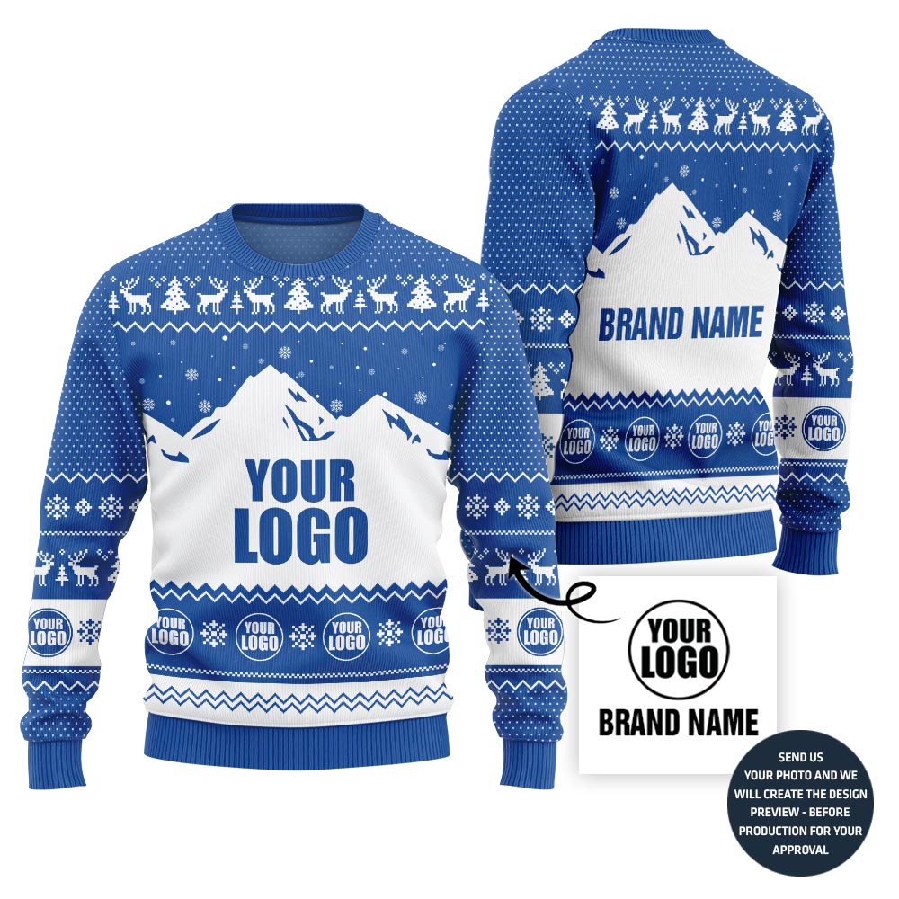 Unique Custom Logo Team Ugly Xmas Sweater