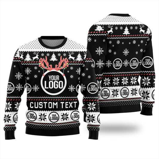 Unique Custom Xmas Sweater With Brand Name And Logo Women