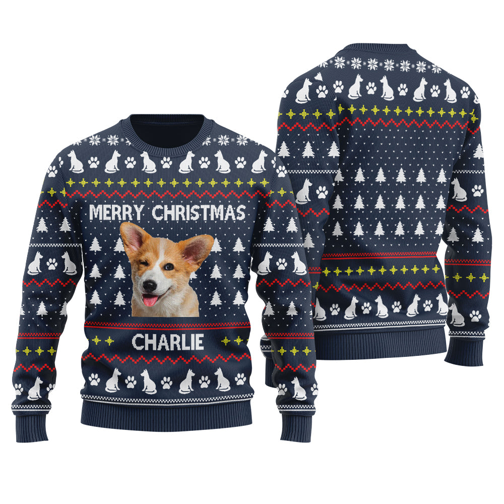 Unique Personalized Dog Christmas Sweater