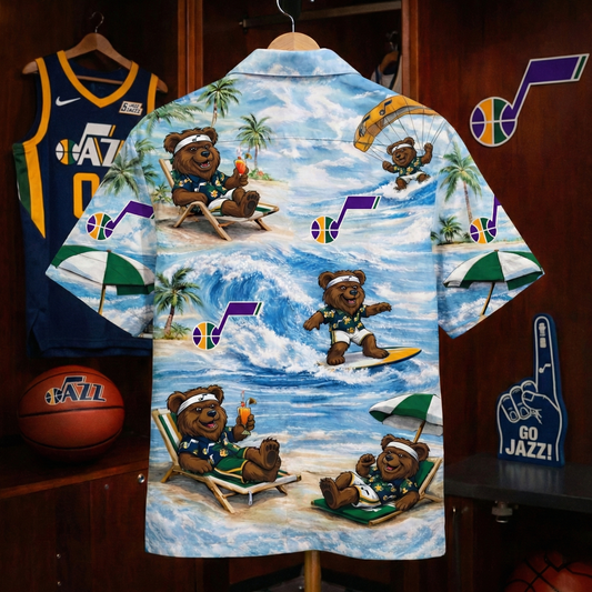 UJ Basketball Mascot Beach Viber Unisex Hawaiian Shirt For Men & Women