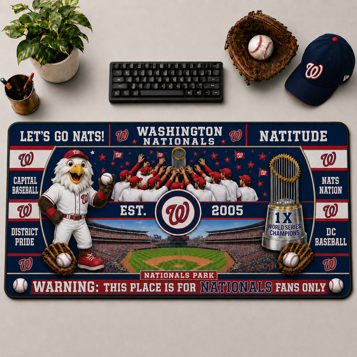 All Baseball Teams Anniversary For Fans Desk Mat Baseball Desk Mat Mouse Pad Plus Size - 5to9vibe
