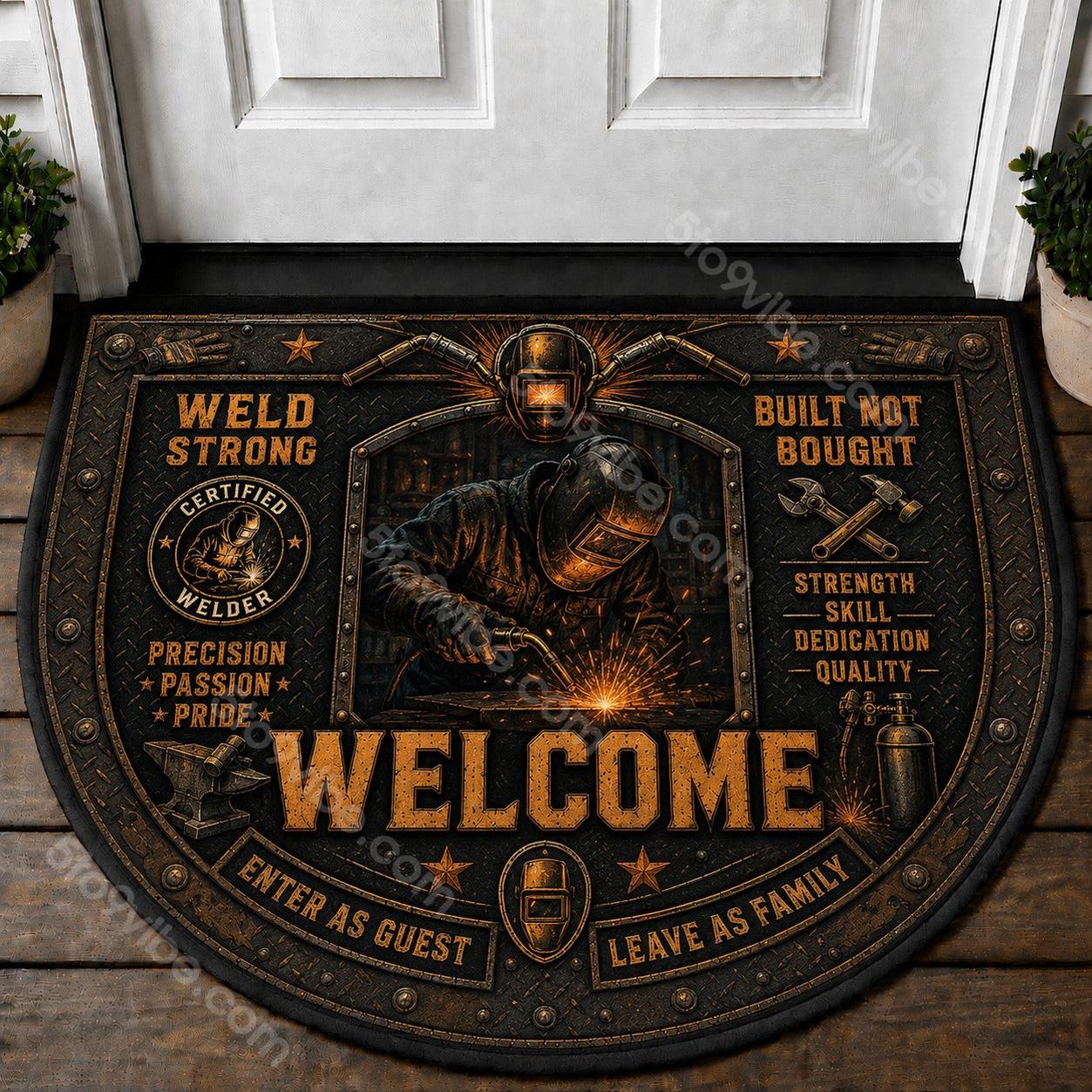 U.S. Navy Welcome Mat – "Navy Strong" Patriotic Military Home Decor Doormat - 5to9vibe