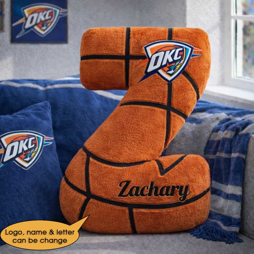 Basketball Pillow Custom Name and Logo All Teams Irregular-Shaped Pillow Custom