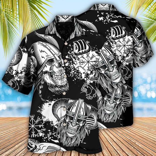 Viking Victory Life Black Style - Hawaiian Shirt