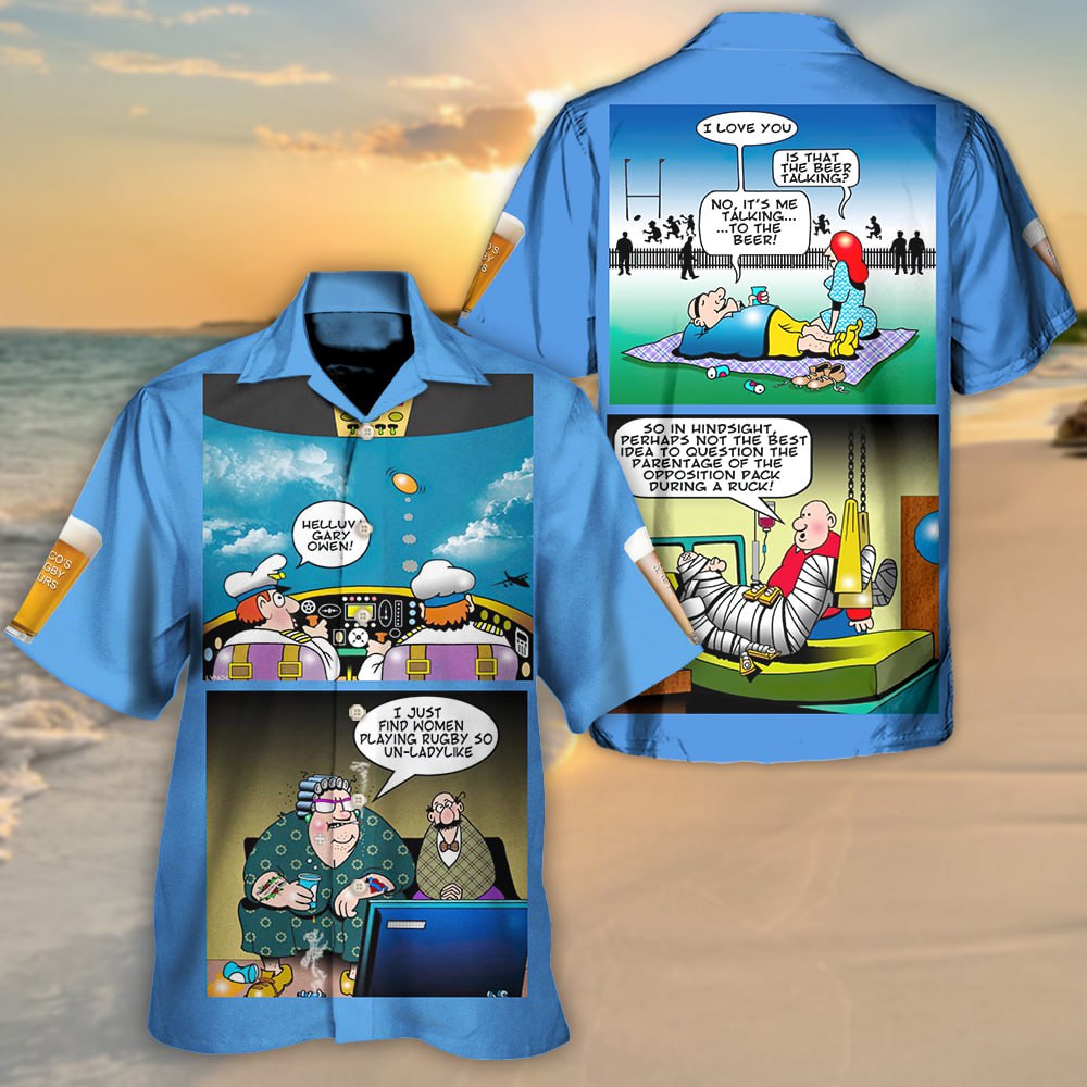 Cartoon A Customer Story - Unisex Hawaiian Shirt For Men and Women