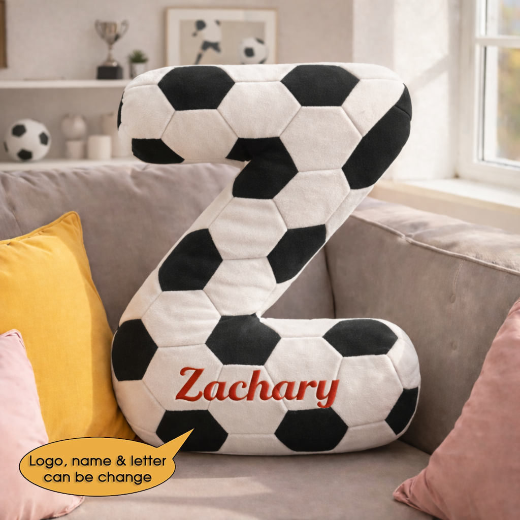 Football UK Pillow 2 Custom Name and Logo All Teams Irregular-Shaped Pillow