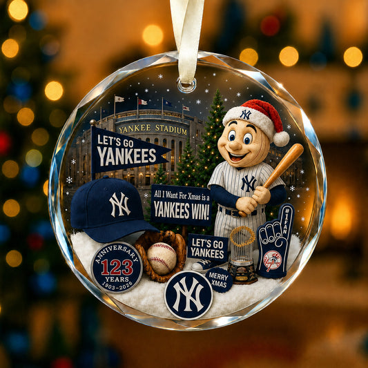 All Baseball Teams Christmas Glass Ornament  With Red Gift Box | 5to9vibe