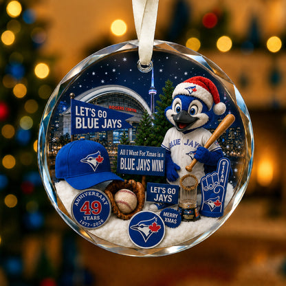 All Baseball Teams Christmas Glass Ornament  With Red Gift Box | 5to9vibe
